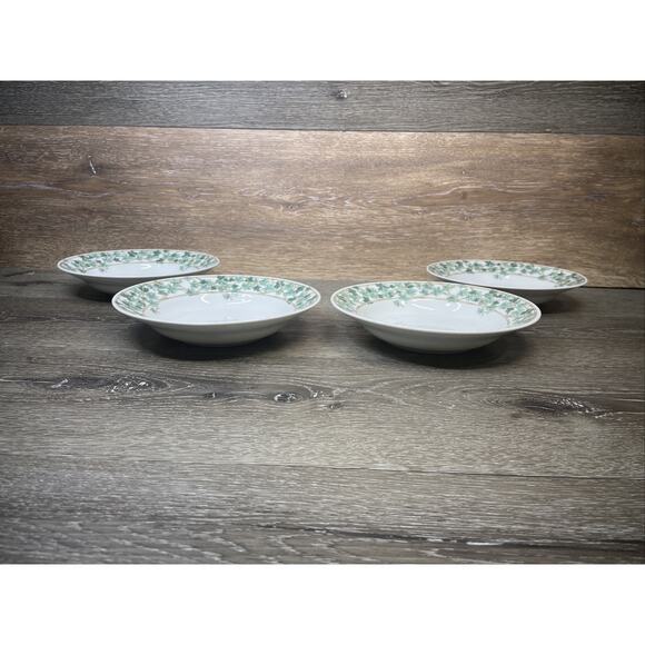 Christopher Stuart IVY PARK 8-1/4”Rimmed Salad/Soup Bowl Japan ~Set Of 4 - Picture 15 of 16